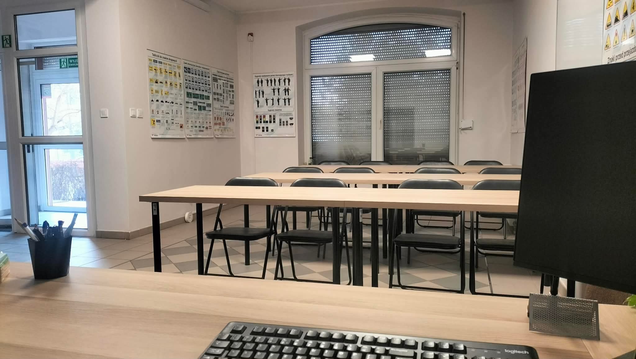 Lokalizacja szkoły jazdy przy ul. Dawida 30 Wrocław